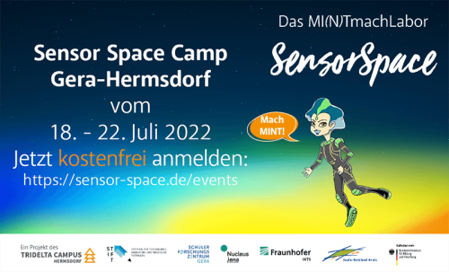 Sensor Space Camp 2022 für Schülerinnen und Schüler in Gera & Hermsdorf