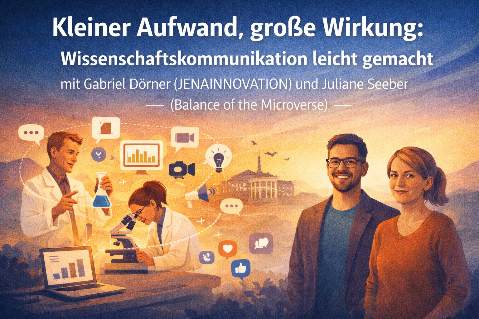 Kleiner Aufwand, große Wirkung: Wissenschaftskommunikation leicht gemacht